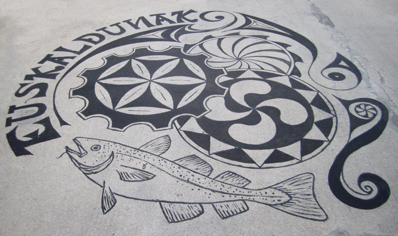 Finished tattoo design: Basque Fishermen